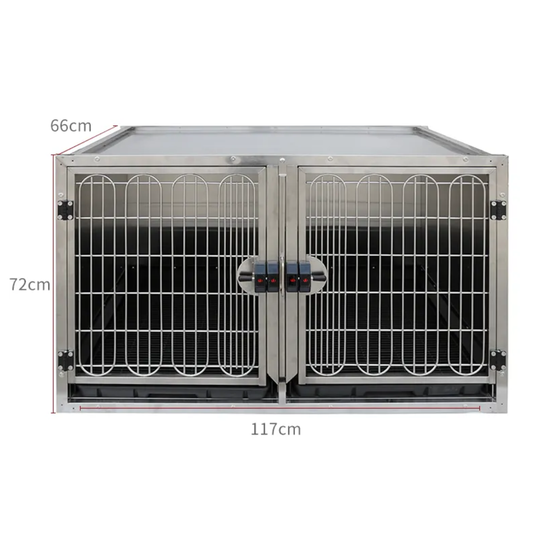 Beaumont Stainless Steel Modular Cage Medium AllGroom