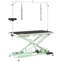 Load image into Gallery viewer, Shernbao Low-Low Table 126cm Crossbar + Outlet &amp; Storage - White