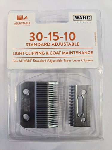 WAHL SHOW PRO BLADE SET 30 / 15 / 10
Size 10, Size 15, Size 30, Trimmer Blades
#10, 15, 30, Adjustable, Blade, Show Pro, Wahl