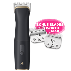 Andis Cordless Clipper
5-Speed Cordless Clipper
Professional Dog Clippers NZ
Long Runtime Dog Clipper
Low Vibration Clippers
A5 Blade Clippers
Heavy Duty Grooming Clippers
Professional Clippers for Double Coats
FREE BLADES
FREE PET GROOMING BLADES