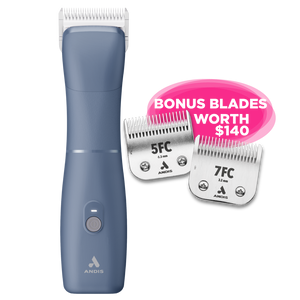 Andis Cordless Clipper
5-Speed Cordless Clipper
Professional Dog Clippers NZ
Long Runtime Dog Clipper
Low Vibration Clippers
A5 Blade Clippers
Heavy Duty Grooming Clippers
Professional Clippers for Double Coats
FREE BLADES
FREE PET GROOMING BLADES