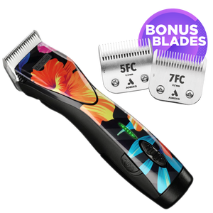 Andis Pulse ZR II Cordless 5 Speed - with 2 Batteries and Case - FLORA
