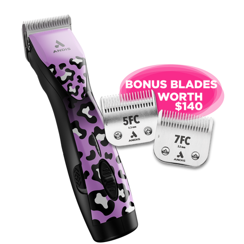 Andis Cordless Clipper
5-Speed Cordless Clipper
Professional Dog Clippers NZ
Long Runtime Dog Clipper
Low Vibration Clippers
A5 Blade Clippers
Heavy Duty Grooming Clippers
Professional Clippers for Double Coats
FREE BLADES
FREE PET GROOMING BLADES