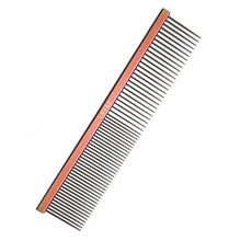 Load image into Gallery viewer, Laube Grooming Comb - Coarse Fine 19cm Rose Gold