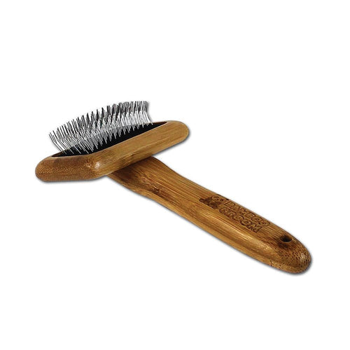 Bamboo Groom Slicker Brush - Small