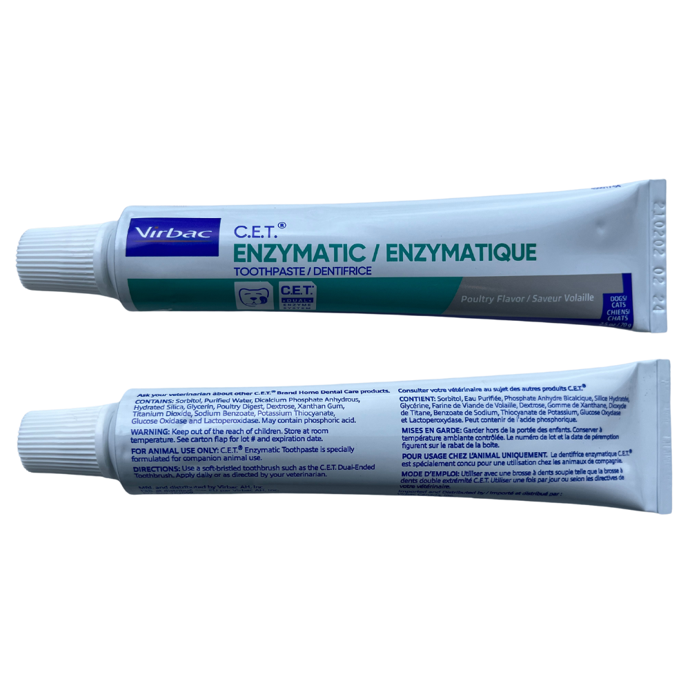 Cet enzymatic outlet toothpaste poultry