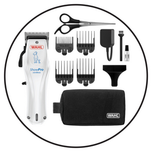 Wahl Cordless Lithium Show Pro Clipper with Starter Kit