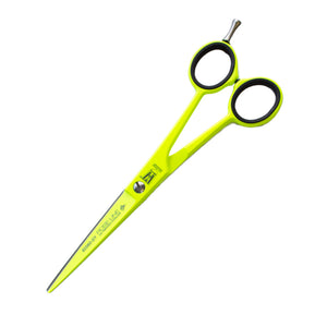 Witte Roseline 6" Straight Scissors - Art Series - Fluoro Yellow - AllGroom