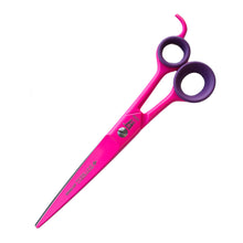 Load image into Gallery viewer, Witte Roseline 8.25&quot; Straight Scissors - Art Series - Flamingo Pink