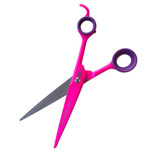 Witte Roseline 8.25" Straight Scissors - Art Series - Flamingo Pink