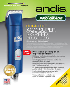 Andis AGC Brushless Super 2 Speed - COBALT