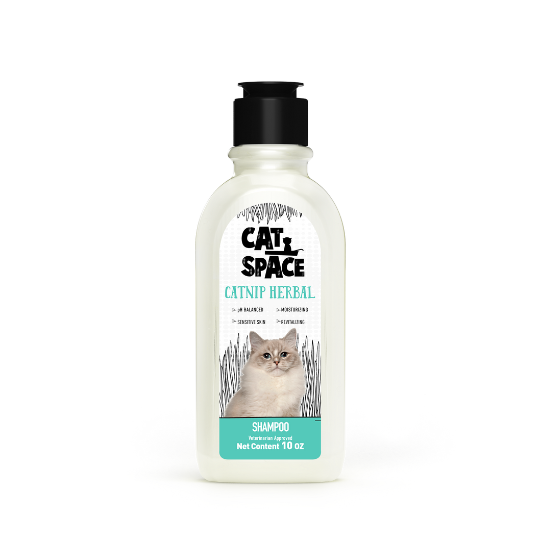 Cat Space Catnip Herbal Shampoo - 295ml