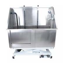 Load image into Gallery viewer, Stainless Steel Electric Lift Bath Tub with Sliding Door 1.4m - 1.7m