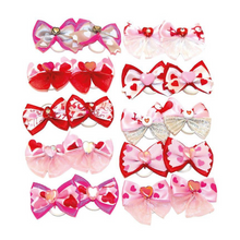 Load image into Gallery viewer, Groom Professional Love Heart Bows - Pack of 100