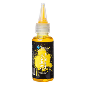 Groom Professional Creative Air Brush Temporary Ink Yellow - 30ml