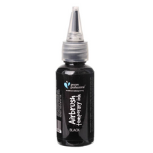 Load image into Gallery viewer, Groom Professional Creative Air Brush Temporary Ink Black - 30ml