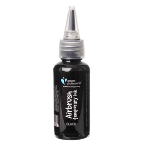 Groom Professional Creative Air Brush Temporary Ink Black - 30ml