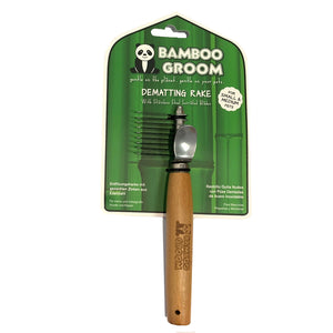 Bamboo Groom De-Matting Rake - Sml to Med