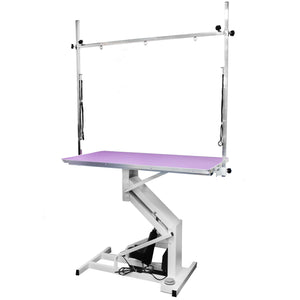 Beaumont Electric Lift Grooming Table 110cm - Purple