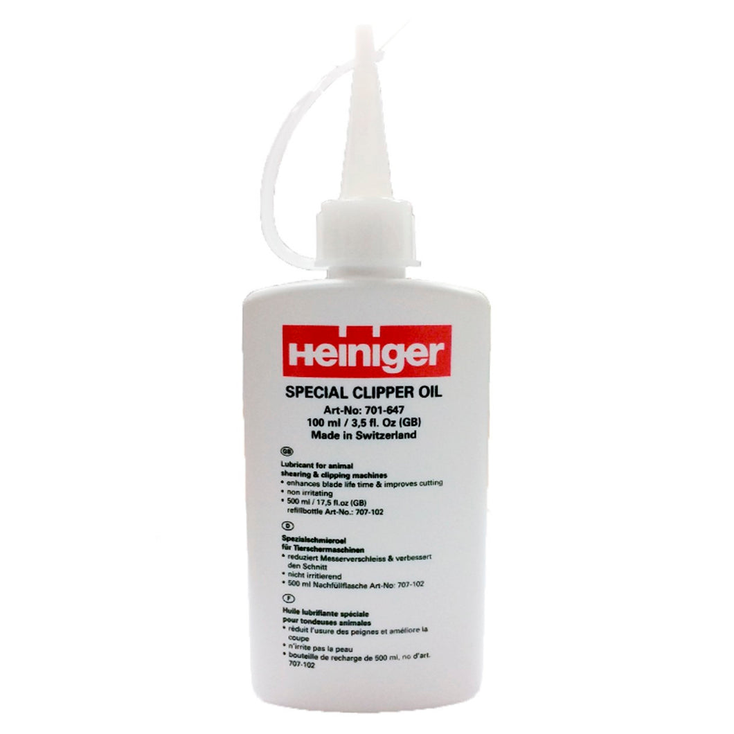 Heiniger Special Clipper Blade Oil 100ml – AllGroom