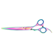 Load image into Gallery viewer, Geib Kiss Gold/Rainbow 7.5&quot; Curved Scissors