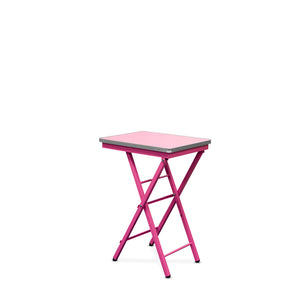 Beaumont Foldable Adjustable Table 60cm PINK