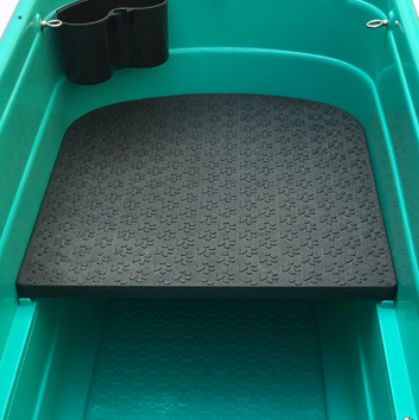 Removable subfloor platform for Compact Teal Bath Tub