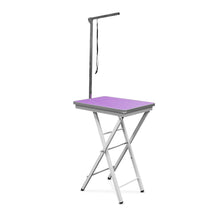 Load image into Gallery viewer, Beaumont Foldable Adjustable Table 60cm PURPLE