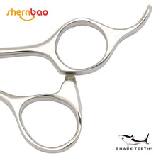 Load image into Gallery viewer, Shernbao Shark Teeth 3 Star 7.5&quot; Straight Scissors