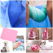Load image into Gallery viewer, Shernbao Fast-Dry PVA Chamois Pet Towel – Super Absorbent Purple