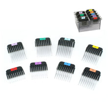 Load image into Gallery viewer, Wahl Universal Stainless Steel Comb Set 8 Pack + Container - 3mm to 2.5cm
